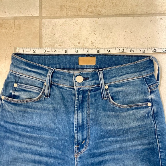MOTHER Dazzler Straight Leg Ankle Jeans in Birds Of Paradise size 25 - Picture 4 of 11